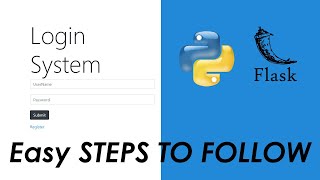 How to make Flask Login and Register Website with Python