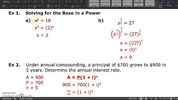 MAP4C - 6.5 - Rational Exponents - VIDEO
