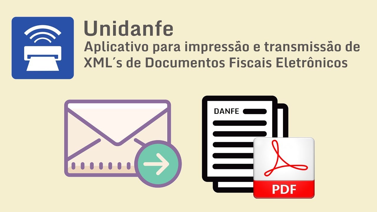 UniDANFE - Enviando o arquivo XML + PDF do Documento Fiscal (DF-e