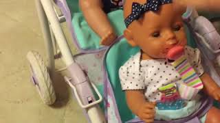 Going To The Park With Baby Born Emma And Ethan