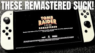 Tomb Raider I-II-III Remastered on the Nintendo Switch OLED Gameplay!
