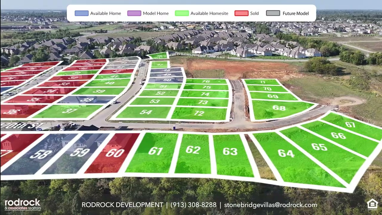 New Phase at Stonebridge Villas | Maintenance-Provided Homesites Backing to Greenspace in Olathe, KS