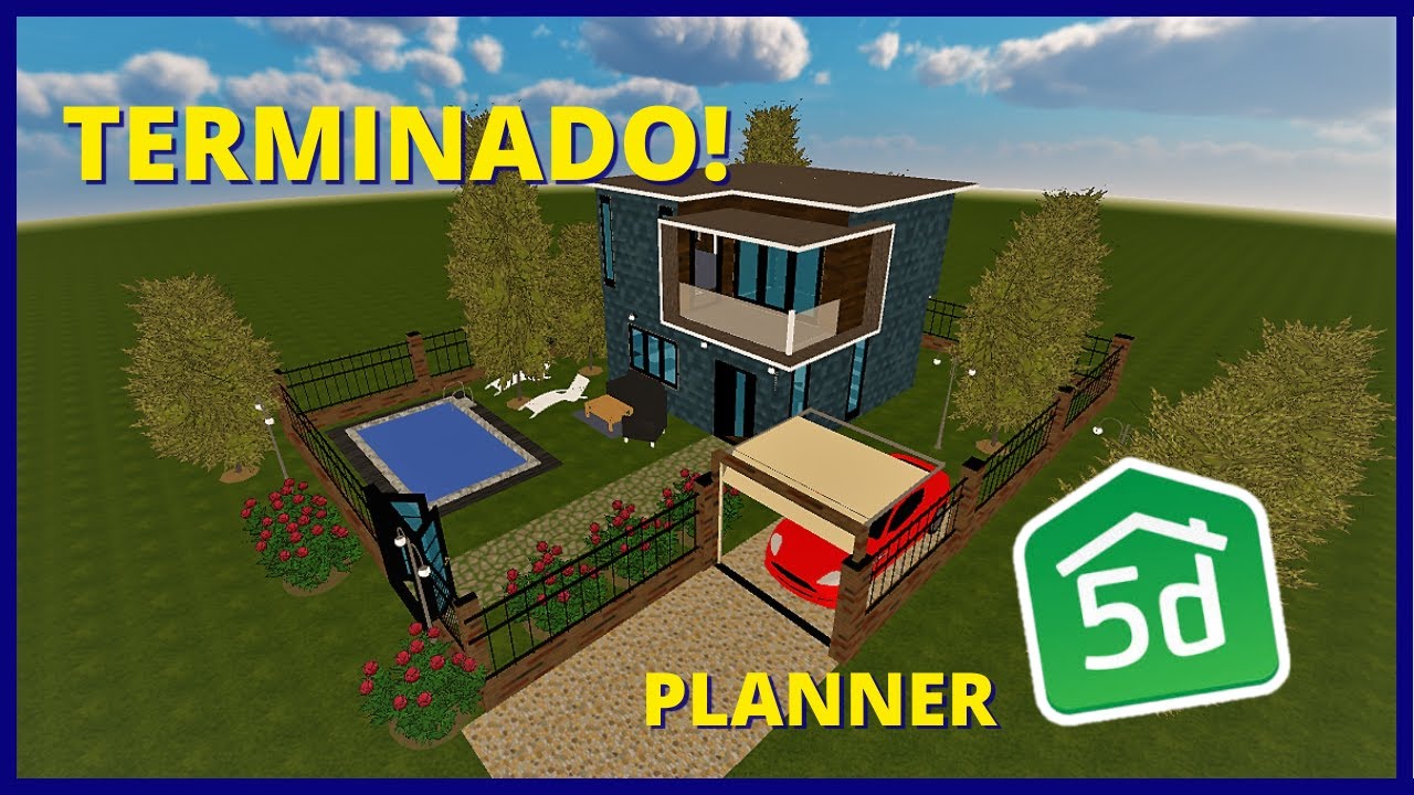 CONSTRUINDO UMA CASA DO ZERO NO PLANNER 5D 2º PART - YouTube