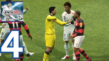 Pro Evolution Soccer 2013 - Gameplay Walkthrough Part 4 - Flamengo  vs Santos (iOS, Android)