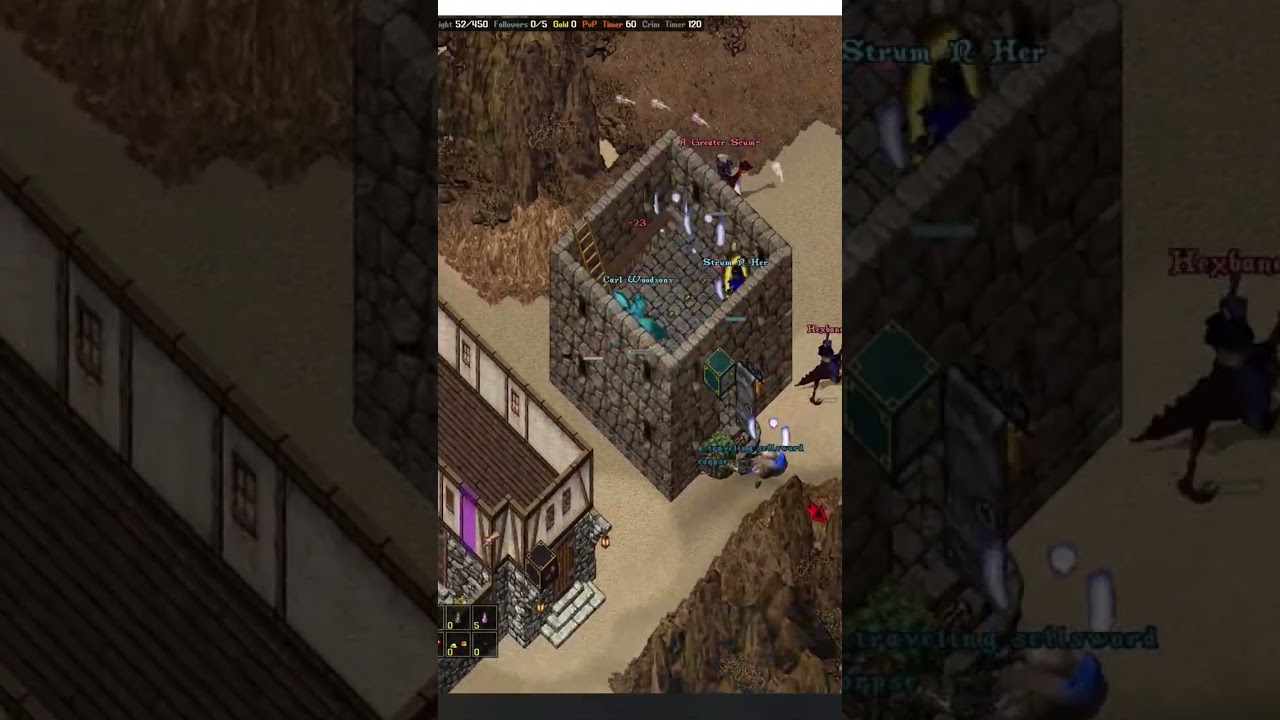 You won't BELIEVE this bowshot I got on UO Outlands. 