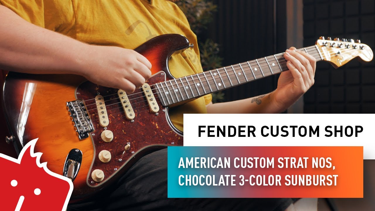 FENDER Custom Shop American Custom Strat NOS, Chocolate 3-Color 