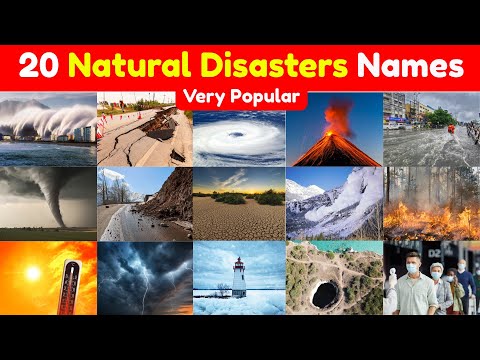 🌍 Natural Disasters for Kids | Popular Natural Disasters Vocabulary | Preschool Educational Video