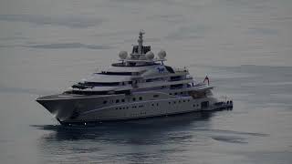 Mega Yacht A+ (ex name: TOPAZ)  (video #2)