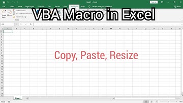 VBA Macro Excel Part 3: Copy, Paste, Resize