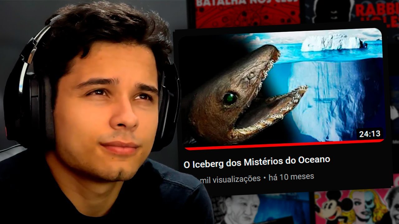 Sofrendo com um Iceberg sobre o Oceano
