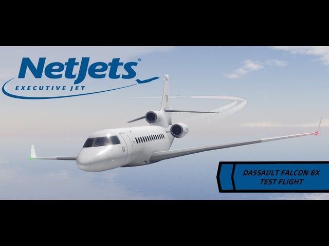 Netjets Dassault Falcon 8x Test Flight Captain S View Roblox Omyplane - falcon roblox