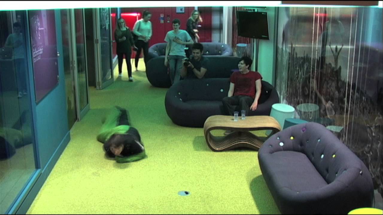 Dan and Phil - Sleeping Bag Caterpillar Race In Hyperspeed