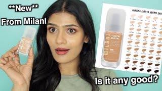 Milani Screen Queen Foundation Review/Demo/Wear Test On Tan/Medium/Brown/Warm Skin