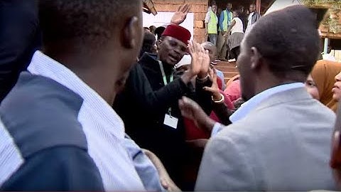 Chaos erupted in Burial as angry Gen z chased Didmus Barasa in Burial for voting Yes to finance bill