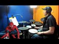 Spiderman  aerosmith  drum cover by sammy tang
