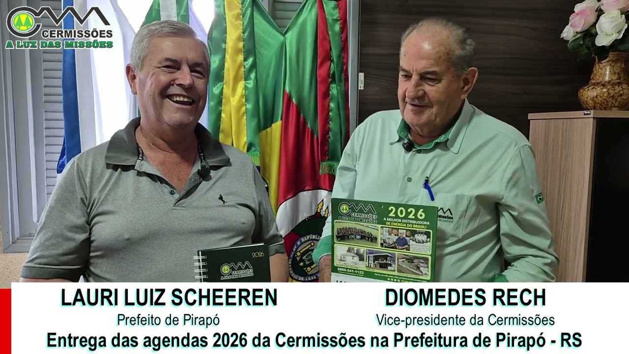 PALAVRA DO PREFEITO LAURI SCHEEREN DE PIRAPÓ