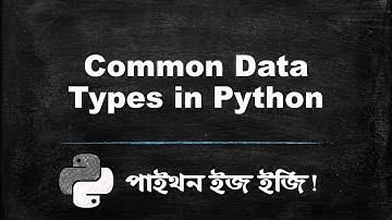 Python Bangla Tutorial for Beginners 👉 5: The Integer, Floating Point, and String Data Types