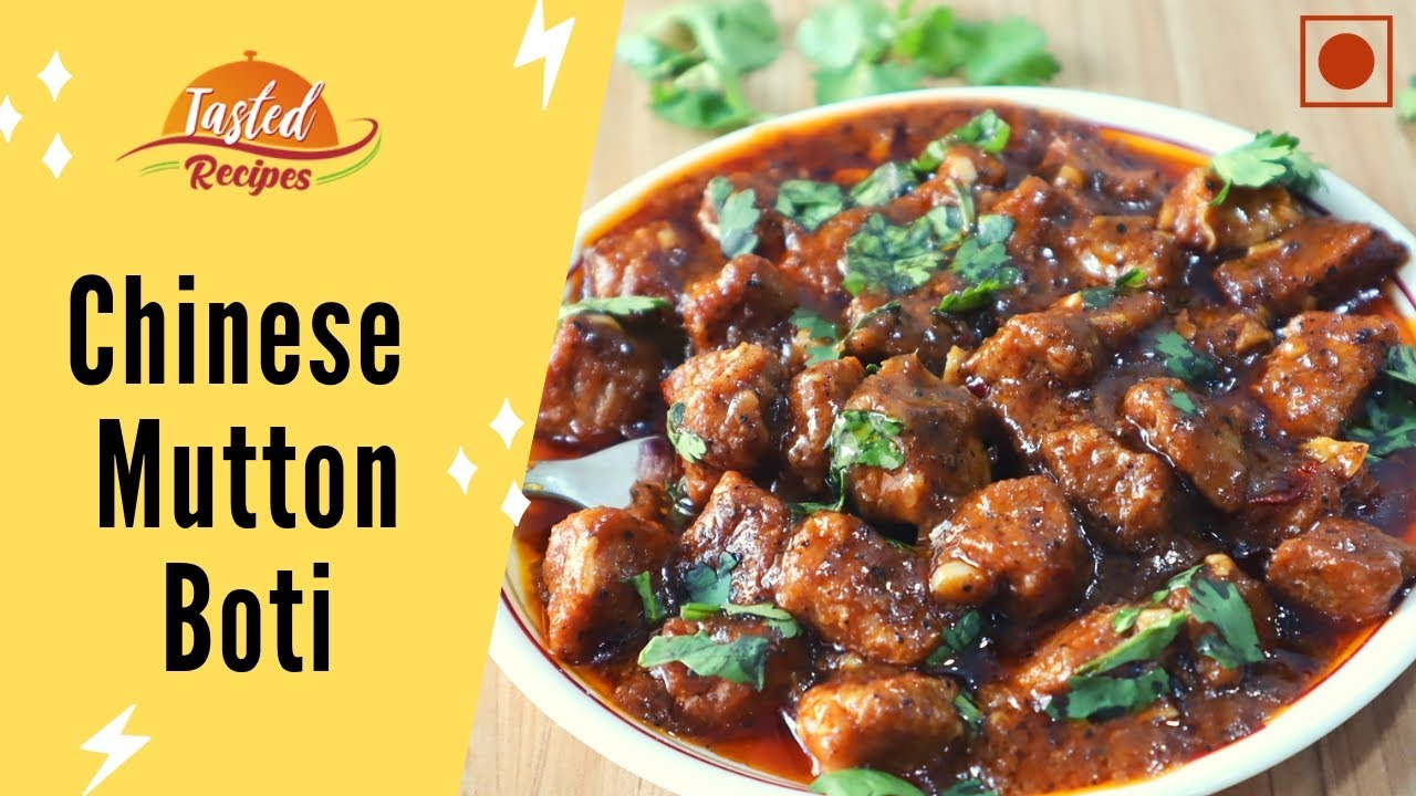 Chinese Mutton Cubes | Chinese Mutton Boti | Bakra Eid Special Recipe | Tasted Recipes