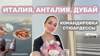 Влог стюардессы Италия, Анталия, Дубай, командировки, жизнь в Стамбуле