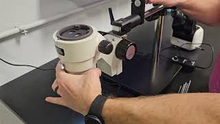 Nikon SMZ800N Microscope on a Boom Stand with Ergonomic Head | Setup Guide &amp; Tips