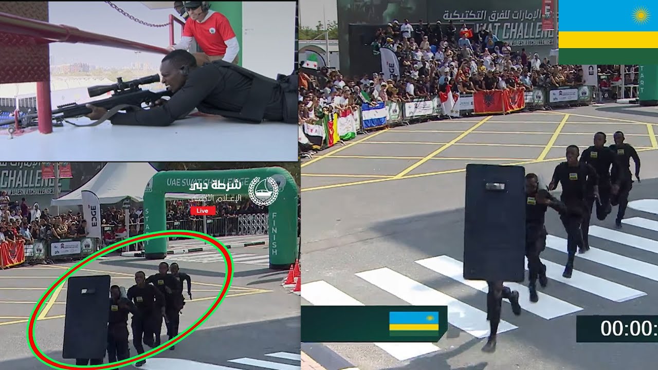 VIDEO🚨UMUNSI WA2 ABAKOMANDO B'URWANDA BAKOMEJE KUYOBORA DUBAI MURI UAE SWAT Challenge 2026