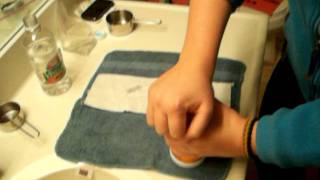 Exploding bag demonstration. SCED 322 CWU