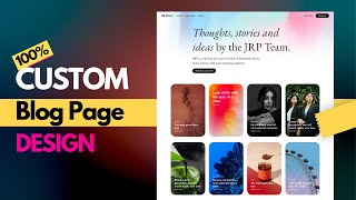 How to Design Custom Blog Page in WordPress with Elementor Pro (Elementor Custom Skin Loop)