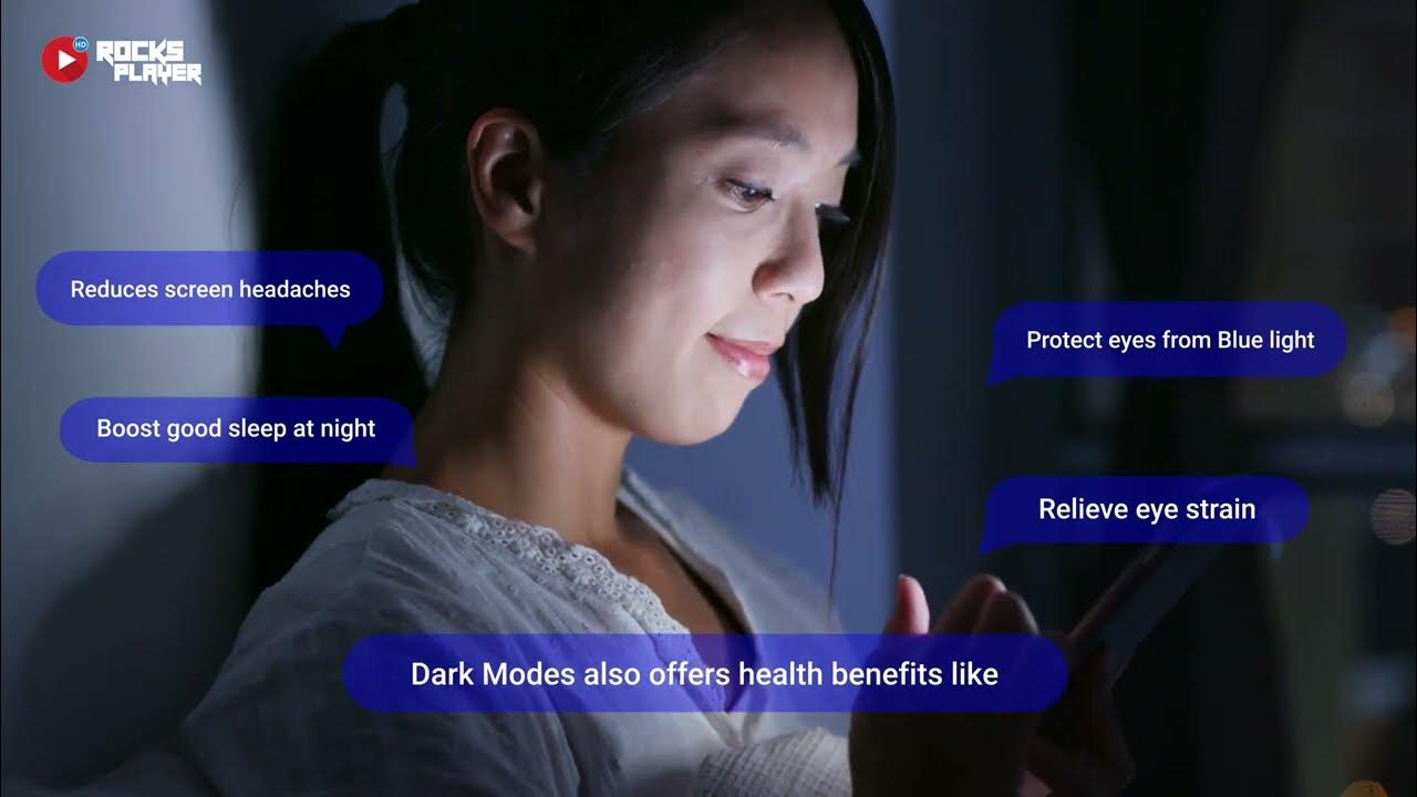 Why Dark Mode is Good for Your Eyes? Dark Mode Video Player App