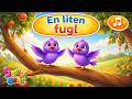 En liten fugl, to små fugler 🐦Lær å telle | JellyBeat Norsk 🎵