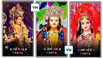 Bhojpuri Navratri Status Video Editing Tutorial Vn App || Durga Puja Bhojpuri Video Editing Vnapp ||