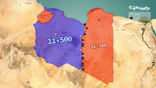 Libyan Civil war (2011) using Google Maps