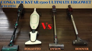 conga rockstar 1500 Ultimate Ergowet Vs Folletto , Dyson e Hoover chi  vincerà? - YouTube