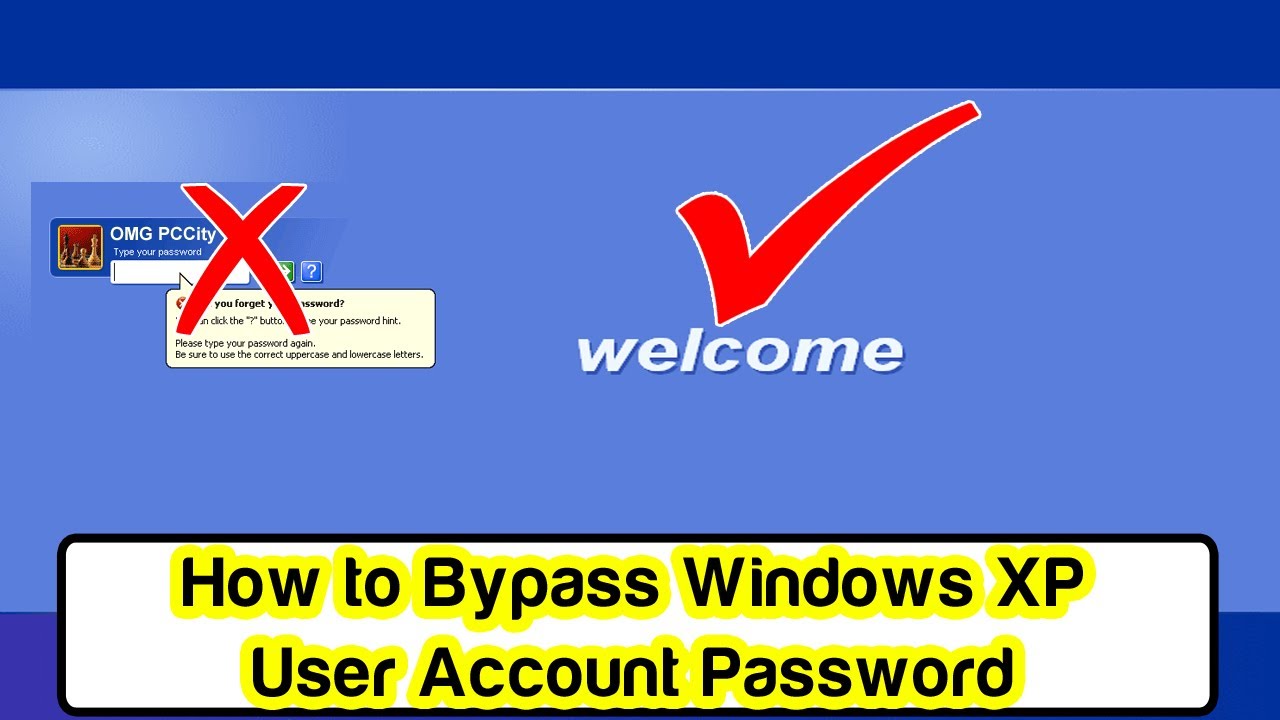 How to Bypass Windows XP Password YouTube