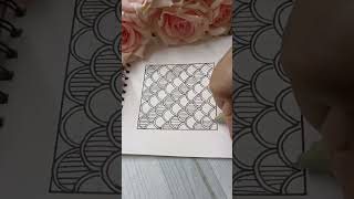 Zentangle Pattern Tutorial. Part -17 #zentangle #tutorial #patterntutorial