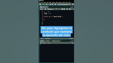 3 pasos para hacer un ciclo While en RStudio explicado EN 10 SEGUNDOS! #programacion #rstudio #hack