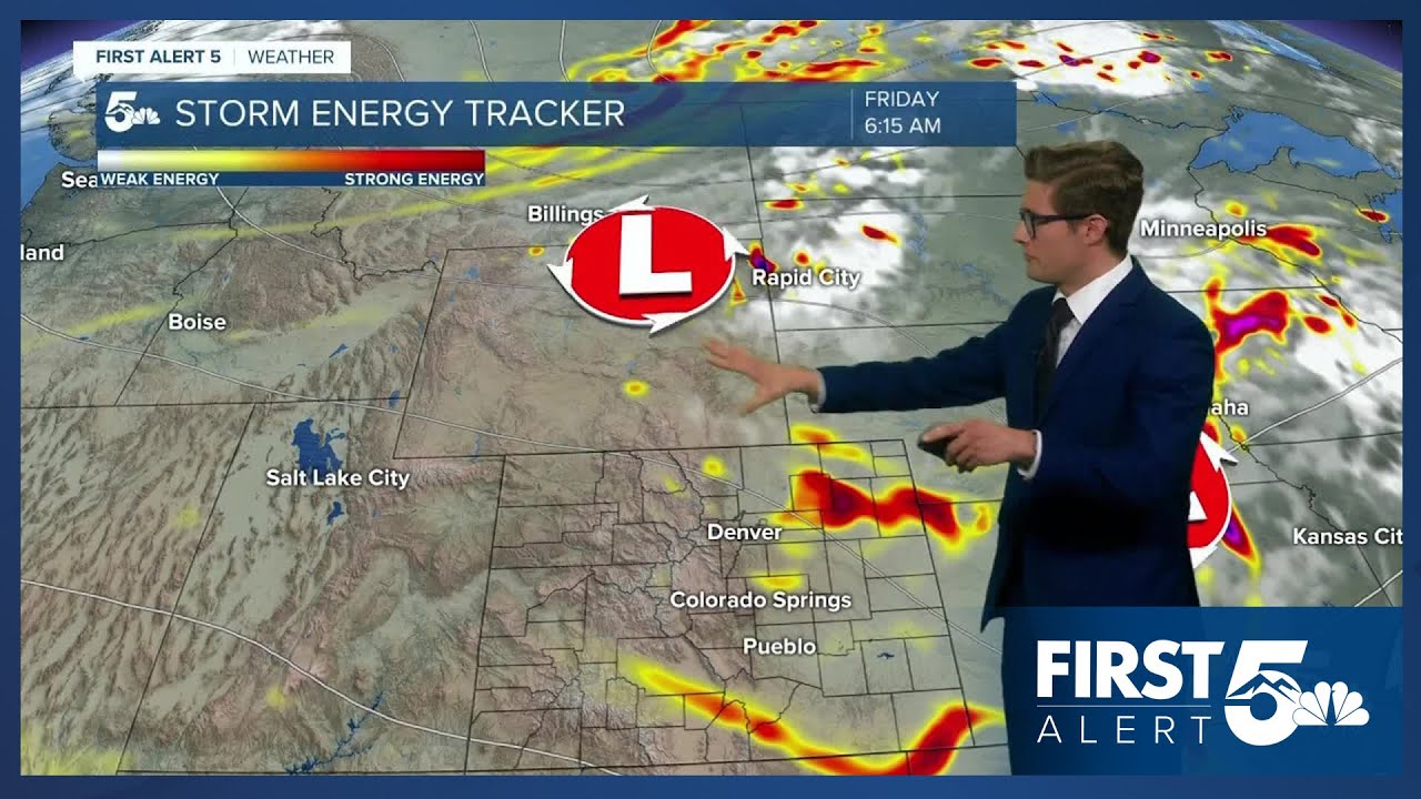 Scattered thunderstorms Friday in southern Colorado with below average ...