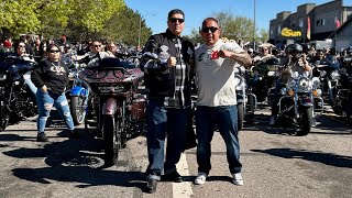 2025 CHICANO PRIDE RIDE DENVER PROCESSION FROM SUN HD TO LA RAZA PARK. HECHO EN 303. #cordovaestilo