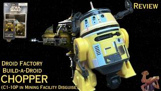 Chopper in Mining Facility Disguise Star Wars Droid Factory Build-a-Droid Action Figure Review
