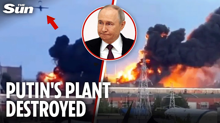 Putin humiliated as Russian war facility EXPLODES in Ukrainian drone strike