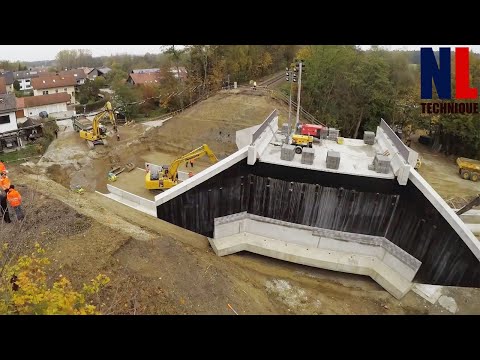 Amazing Modern Construction Technology - Rapid Bridge Replacement on 4 Days Timelapse