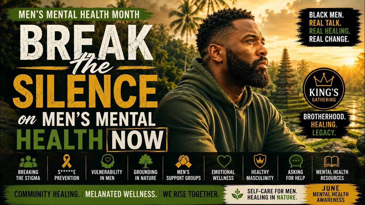 BREAK The Silence Relax Reset Release KingsMen Mental Health Retreat