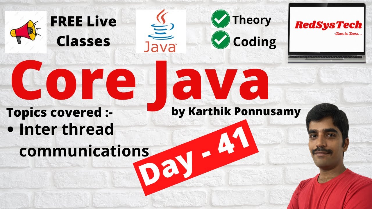 Core Java Basic Concepts | FREE Live Classes - Day - 41 | Java | Java ...