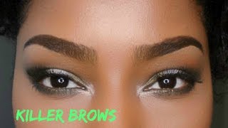 Natural Thick Brow Tutorial| Updated Routine | iamLindaElaine