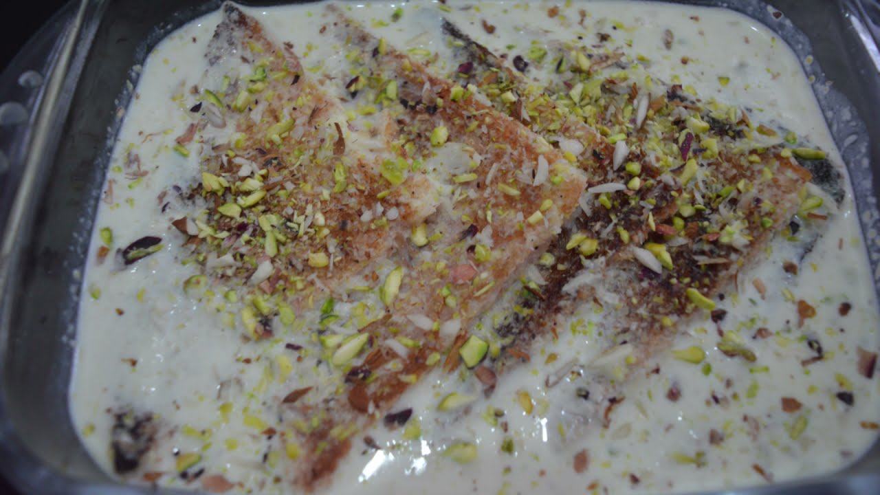 Shahi Tukray Recipe by Menu Bite Kitchen - Quick Dessert in 15 Minutes
