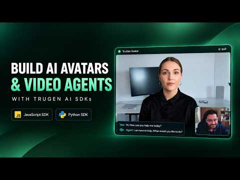 Build Real-Time AI Avatars with TruGen AI SDKs | JavaScript & Python