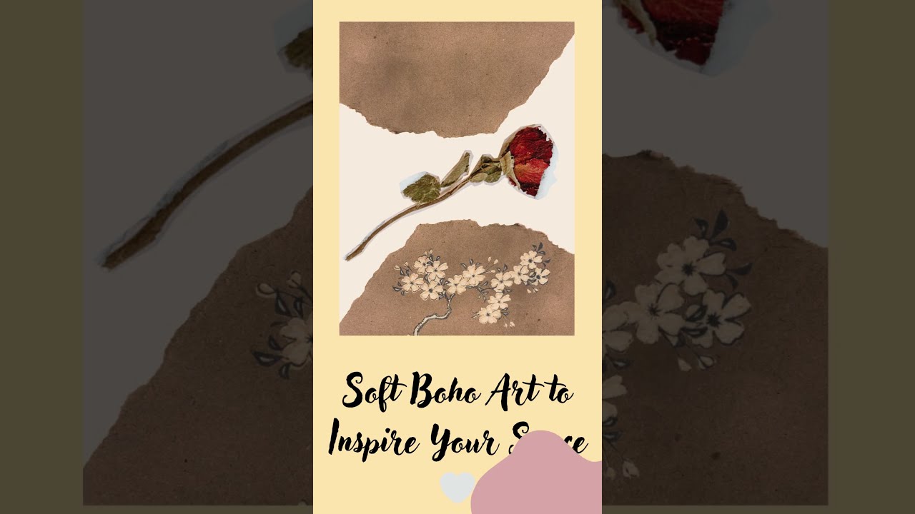 Peaceful Boho Wall Art  18×24 Printable PDF