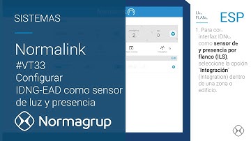 #VT33 Normalink: Configurar un interfaz IDNG EAD como sensor de luz y presencia por flanco ILS