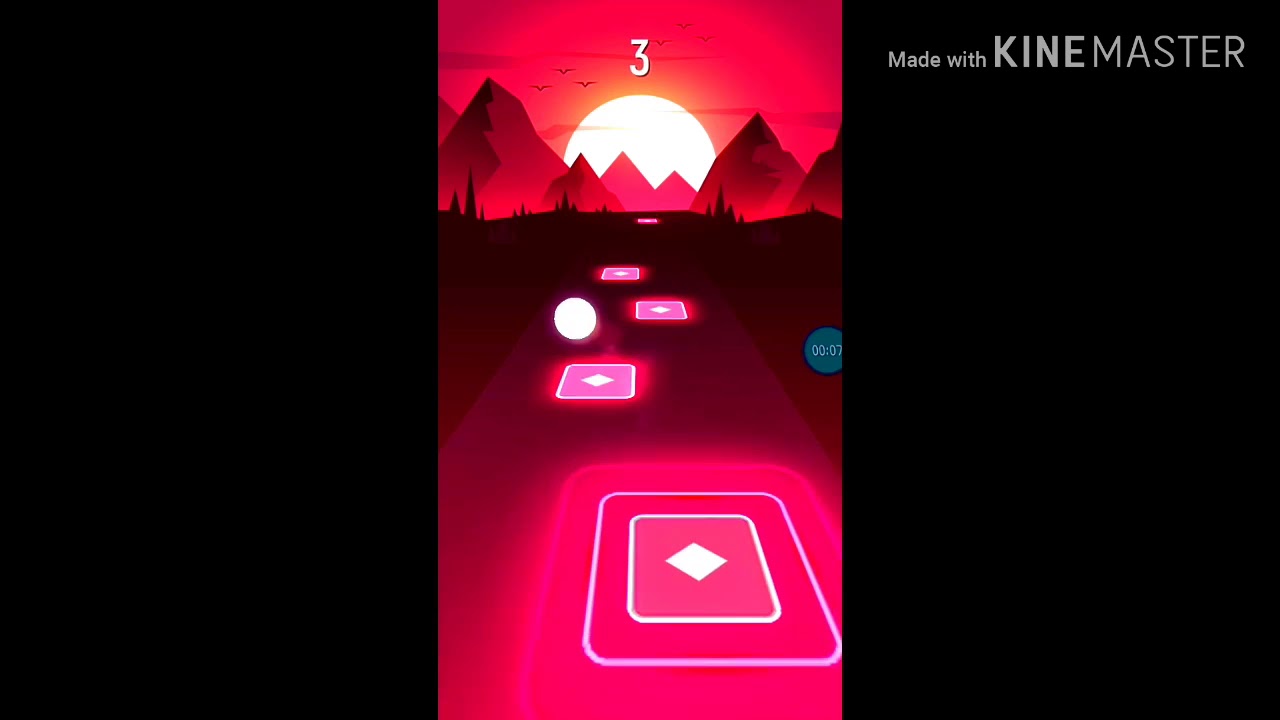 Jogando tiles hopEDM rush! YouTube