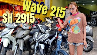 Chị Đại Xì Phố lên SH 30t Wave 2t5 Vespa nhập Ý Dream Thái Ex Nhỏ 2010 ở Nguyễn Khải