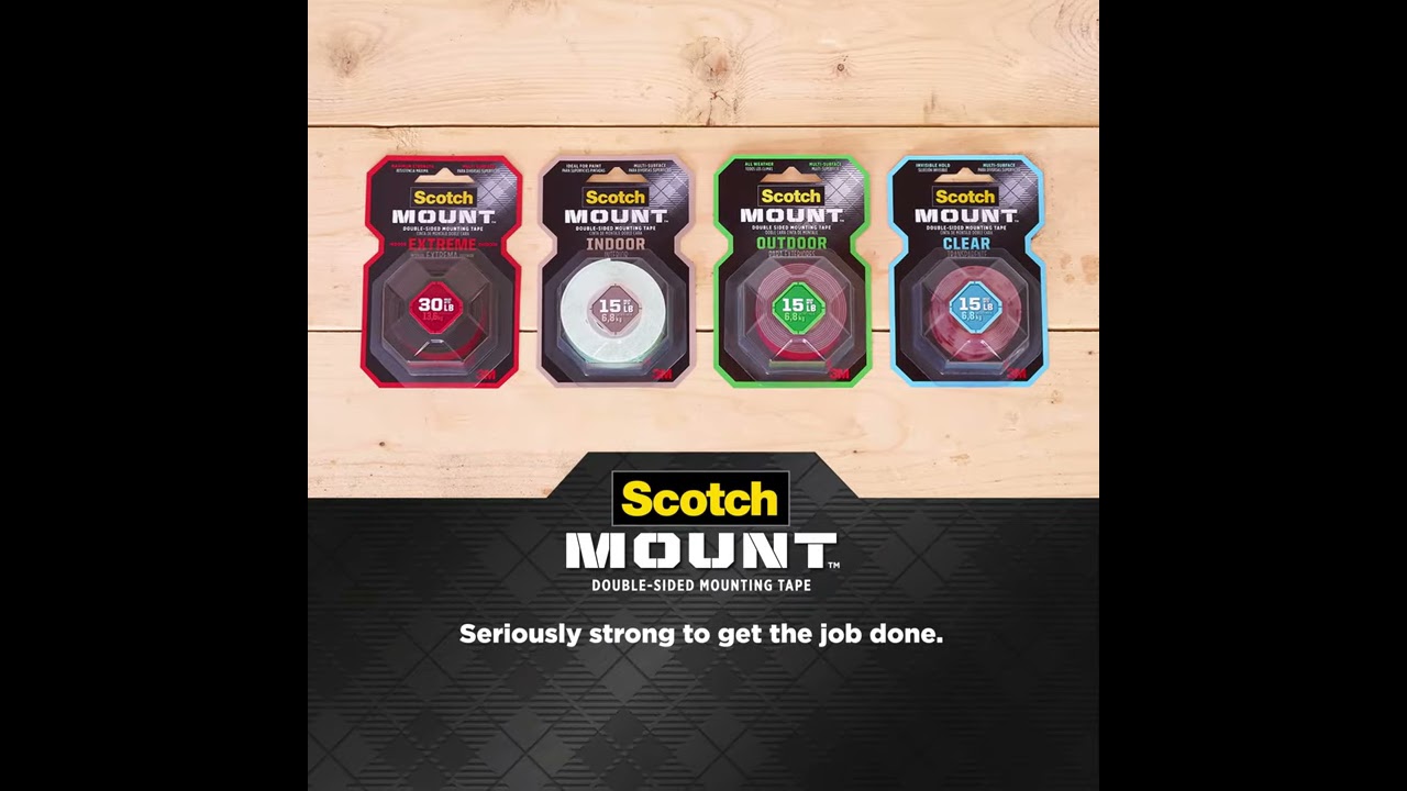 Scotch-Mount™ Extreme Double-Sided Mounting Tape